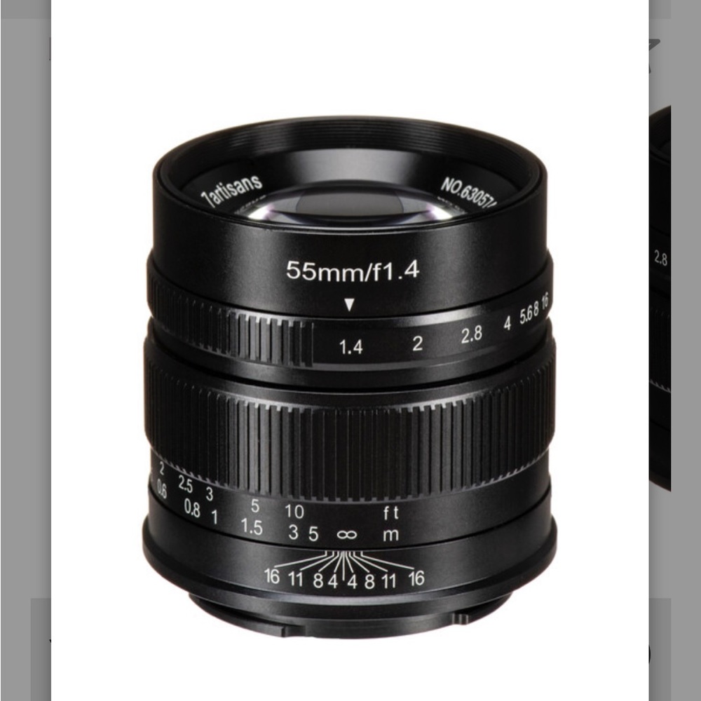 7artisans Photoelectric 55mm f/1.4 Lens for Micro Four Thirds